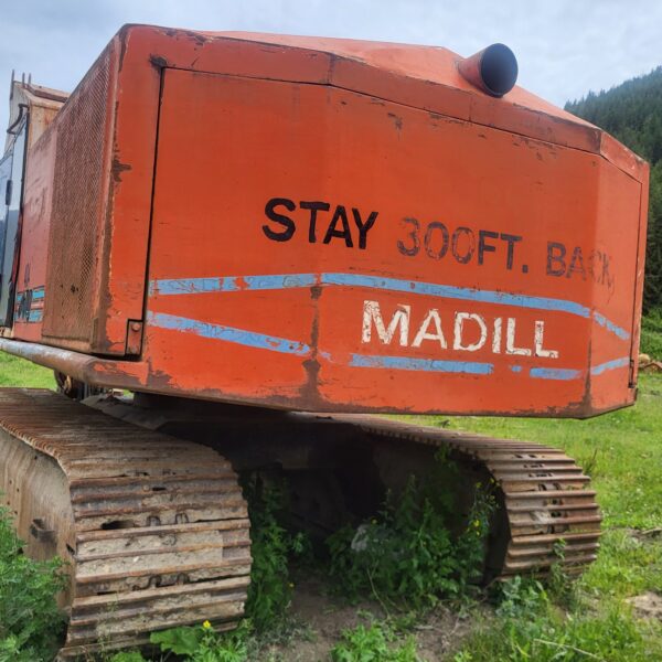 Second image of Madill 3200 Buncher with Quadco Full Rotating Head
